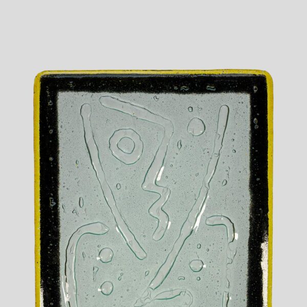 Segni Atavici by Silvio Vigliaturo Murano glass sculpture