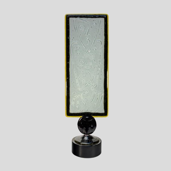 Segni Atavici by Silvio Vigliaturo Murano glass sculpture