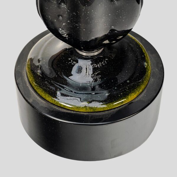 Segni Atavici by Silvio Vigliaturo Murano glass sculpture