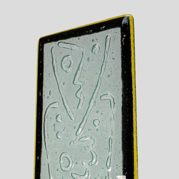 Segni Atavici by Silvio Vigliaturo Murano glass sculpture