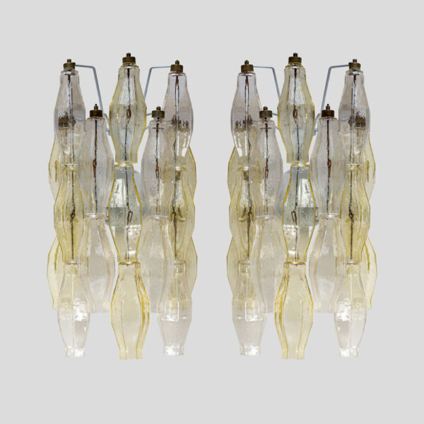Carlo Scarpa design wall lights for Venini