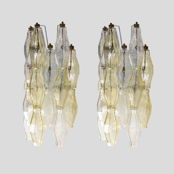 Carlo Scarpa design wall lights for Venini