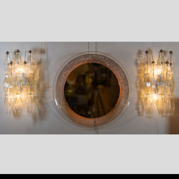 Carlo Scarpa design wall lights for Venini