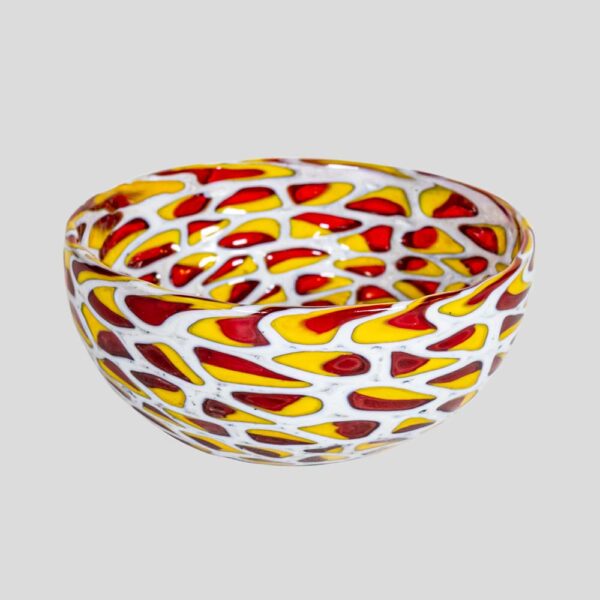 1930's Italian Murano Murrine glass bo