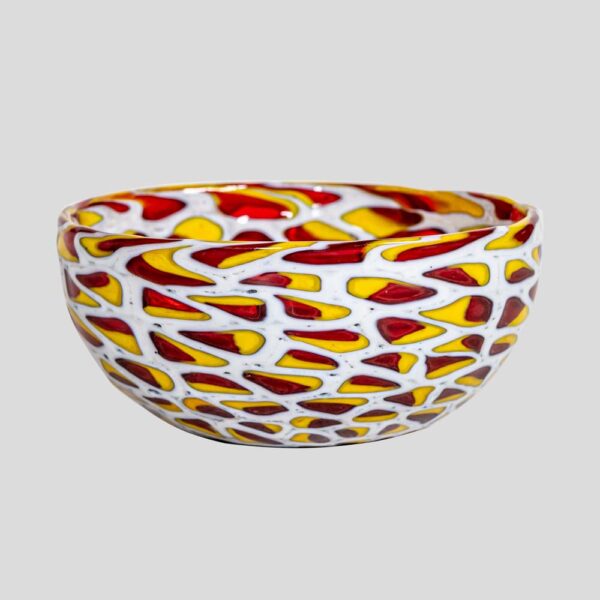 1930's Italian Murano Murrine glass bo