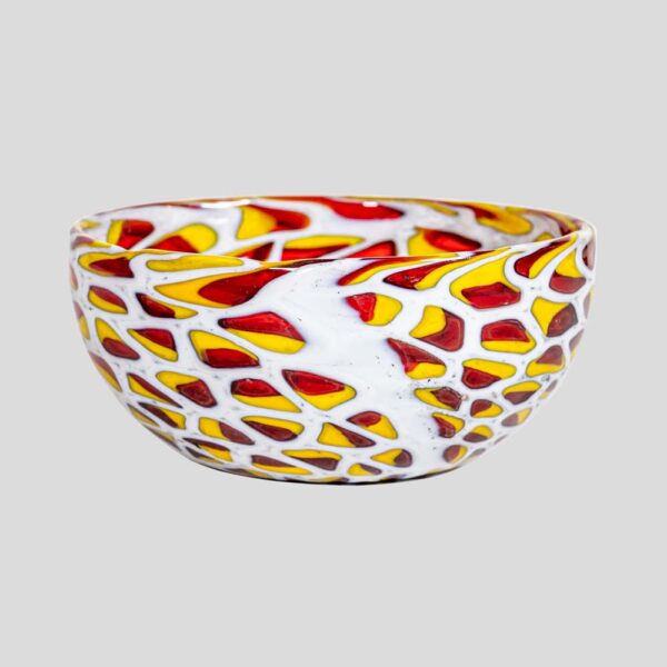 1930's Italian Murano Murrine glass bo