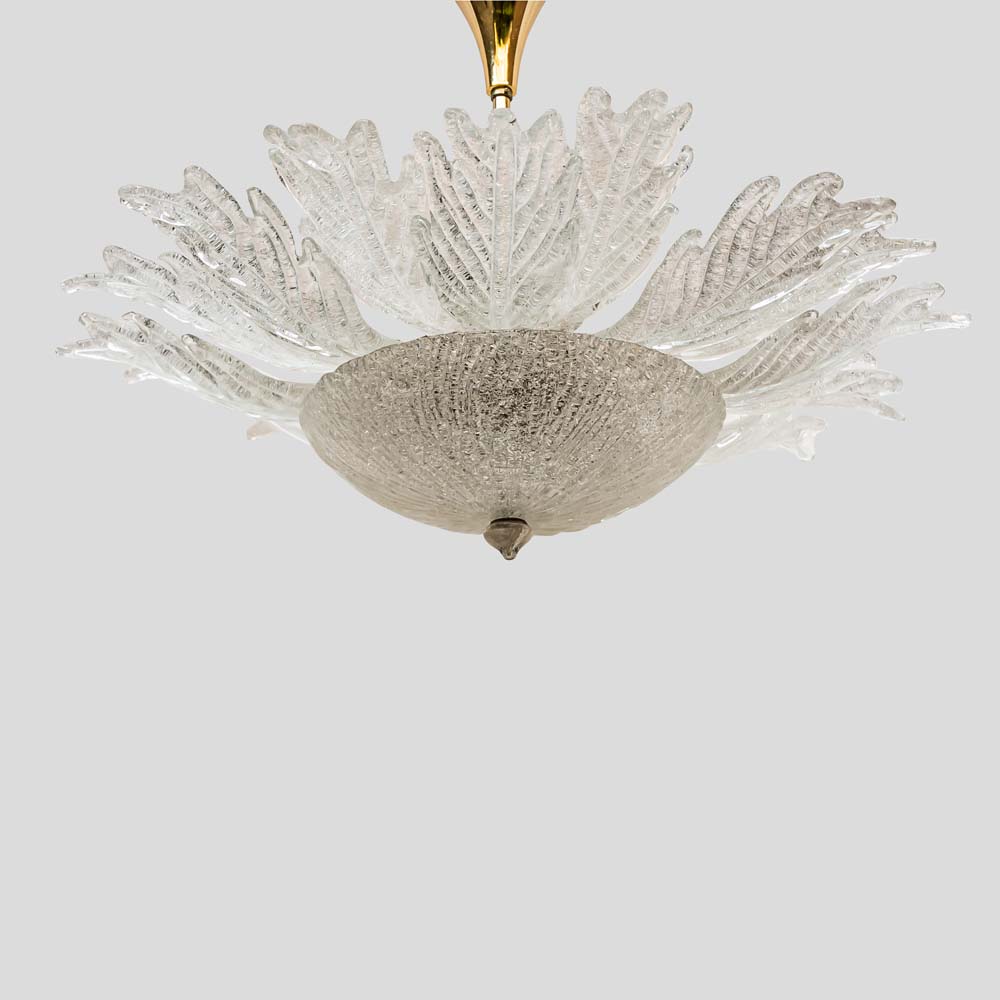 1940s ceiling light leaves murano glass chandelier-FM2170 (1)