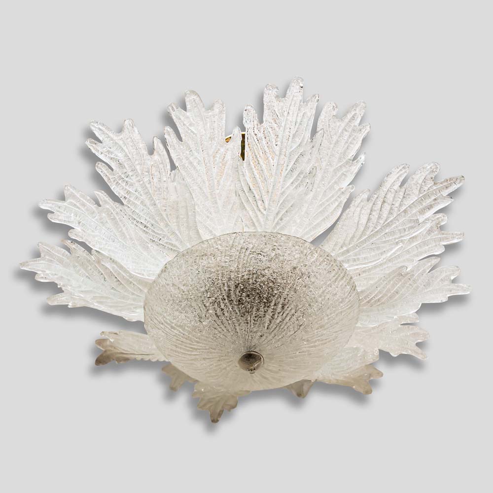 1940s ceiling light leaves murano glass chandelier-FM2170