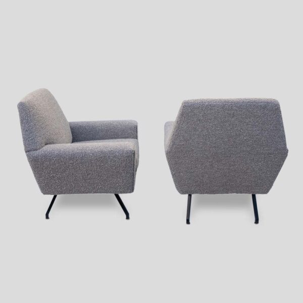 Pair of armchairs attributed to Lenzi- FM2215