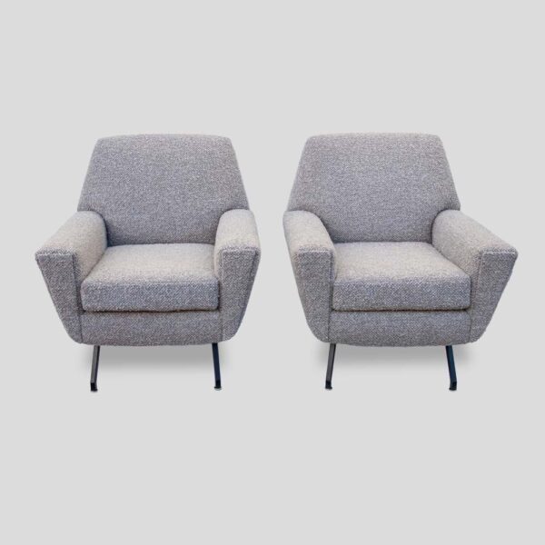 Pair of armchairs attributed to Lenzi- FM2215