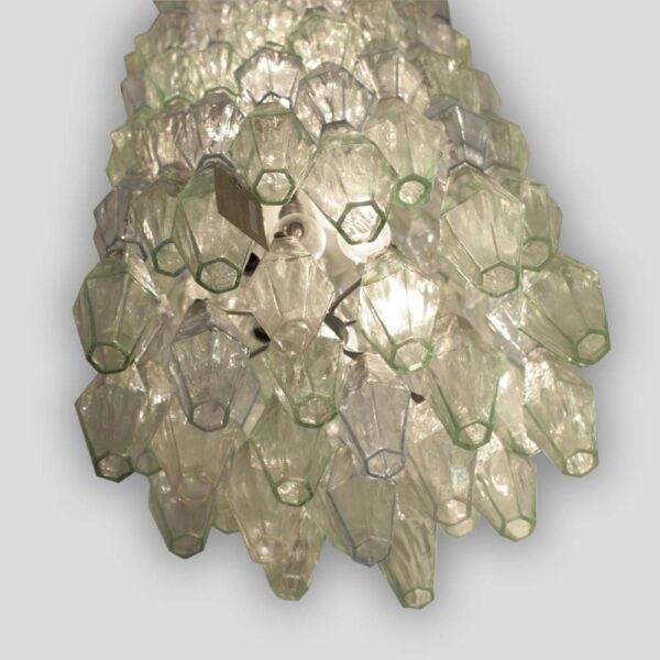 Vintage large drum Poliedri ceiling light