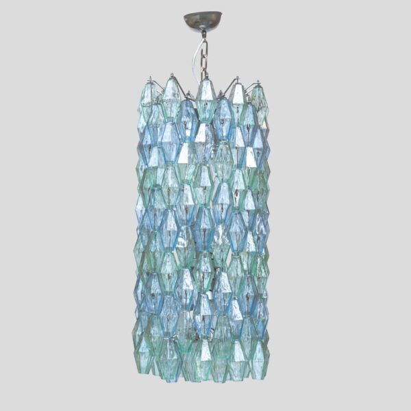Vintage large drum Poliedri ceiling light