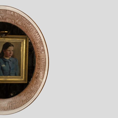 1960s Italian design back lit mirror by Marco Furgeri