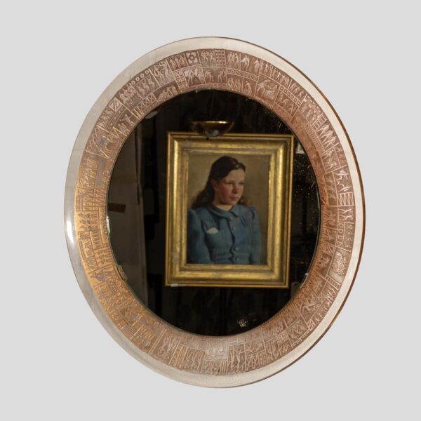 1960s Italian design back lit mirror by Marco Furgeri