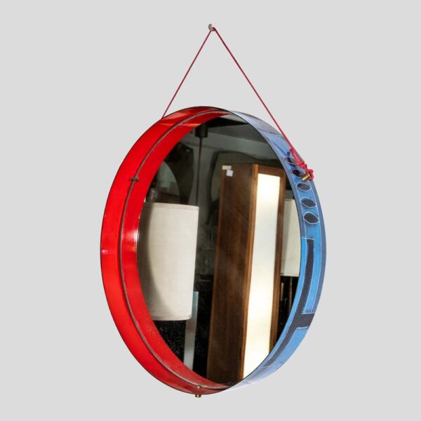 Siva Poggibonsi design enamel drum mirror