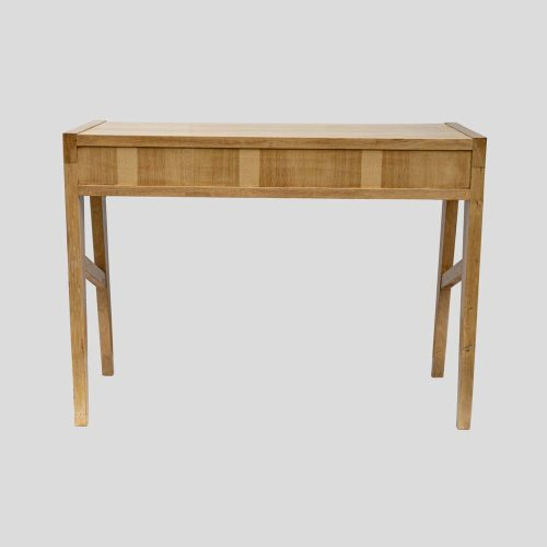 Vintage Italian design ash wood desk console table