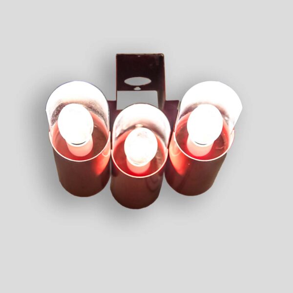 Red colour Stilnovo wall light model 2701