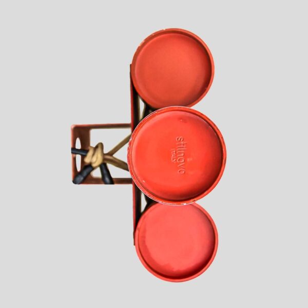 Red colour Stilnovo wall light model 2701