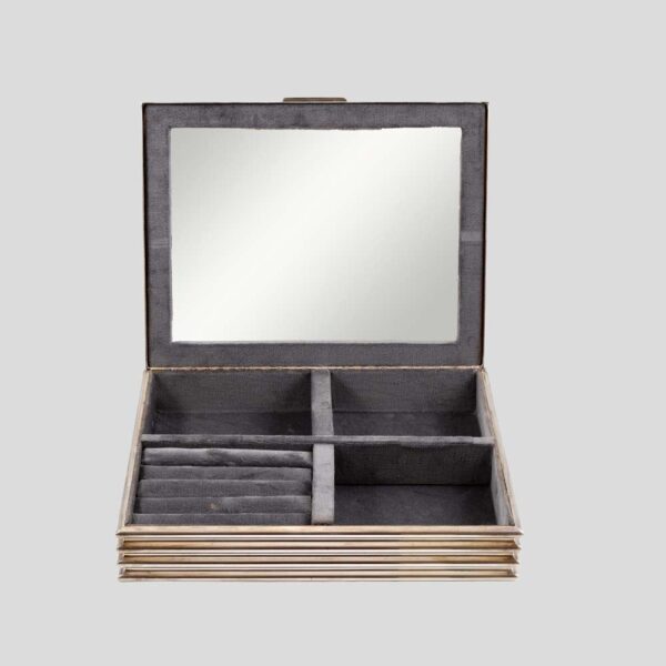 Vintage 1960s Italian Silver Plated Jewellery Box