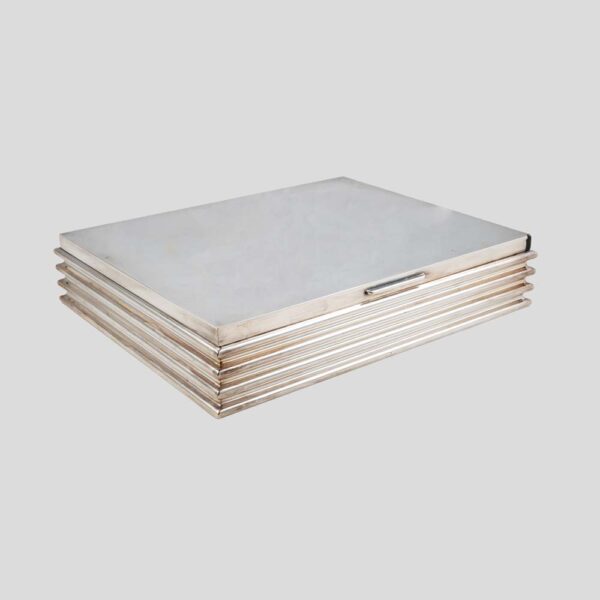 Vintage 1960s Italian Silver Plated Jewellery Box