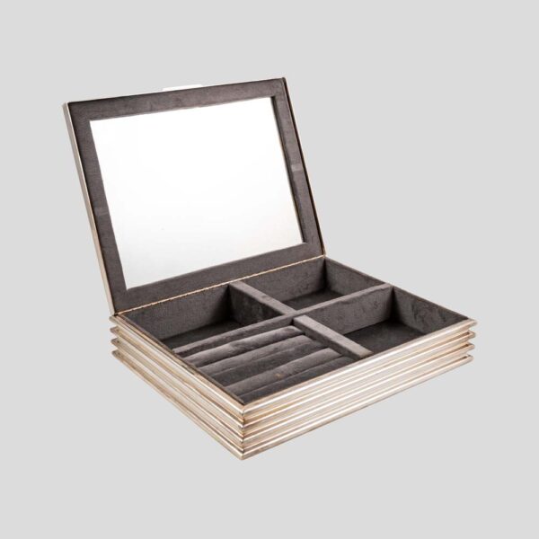 Vintage 1960s Italian Silver Plated Jewellery Box