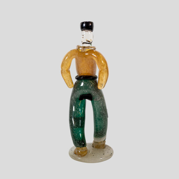 1930s Murano blown glass figure of a young man