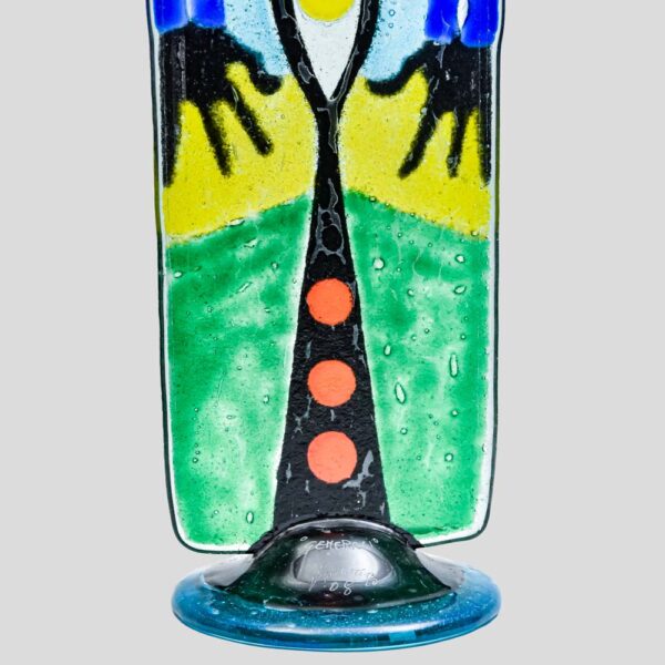 Generale Unique glass fusion sculpture by Silvio Vigliaturo