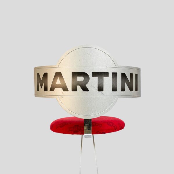 Pair of Vintage Steel metal Martini bar Stools