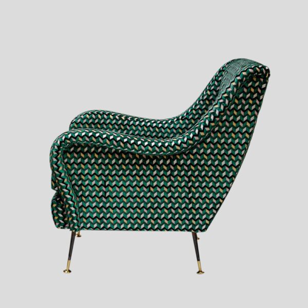 Single Italian Mid century armchair by Gigi Radice