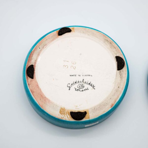 1930s Austrian ceramic box by Goldscheider Vienna