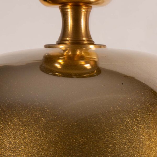 Pair of gold mirrored Chinese classic shape table lamps