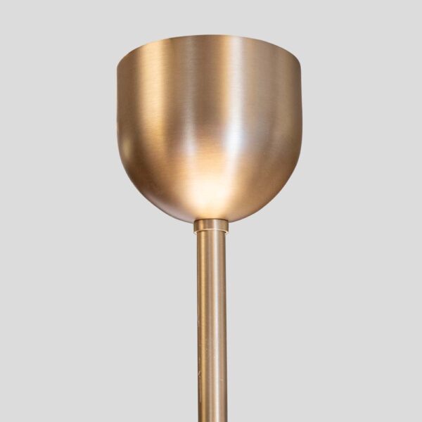 Space age suspension lighting fixture