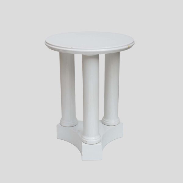 1970s White Ceramic table by Bellini Italia