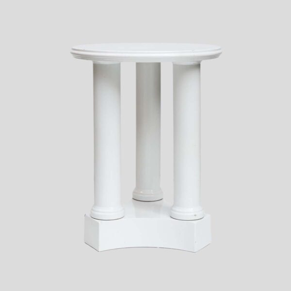1970s White Ceramic table by Bellini Italia