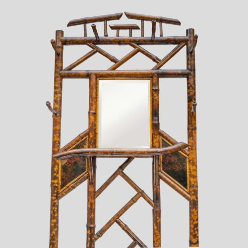 Vintage Liberty and Co Bamboo Standing Etagere Chinese style