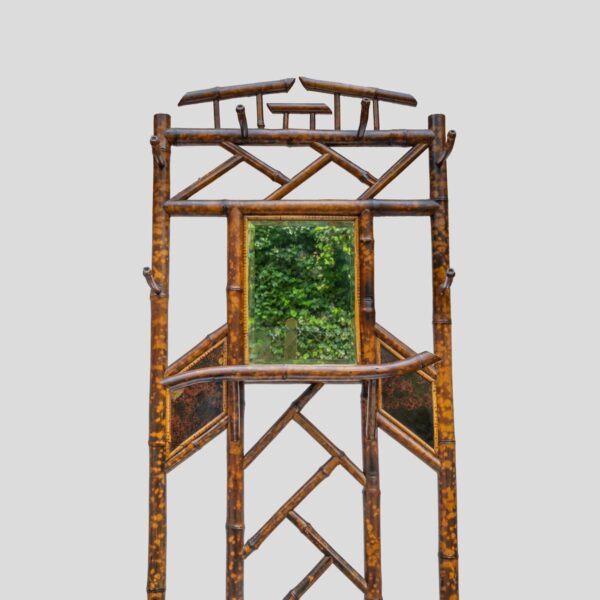 Vintage Liberty and Co Bamboo Standing Etagere Chinese style