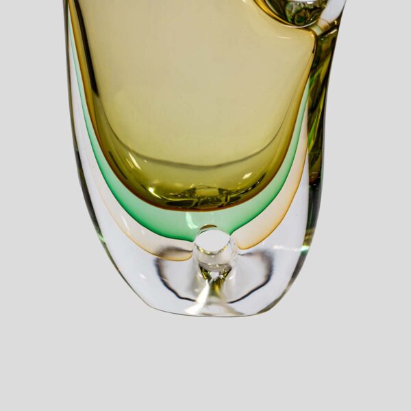 Vaso a sbuffo art glass free form vase by Silvano Signoretto