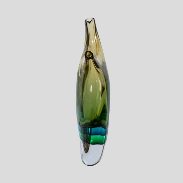 Vaso a sbuffo art glass free form vase by Silvano Signoretto