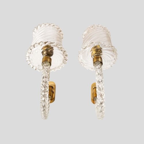 Pair of vintage sconces by Barovier and Toso