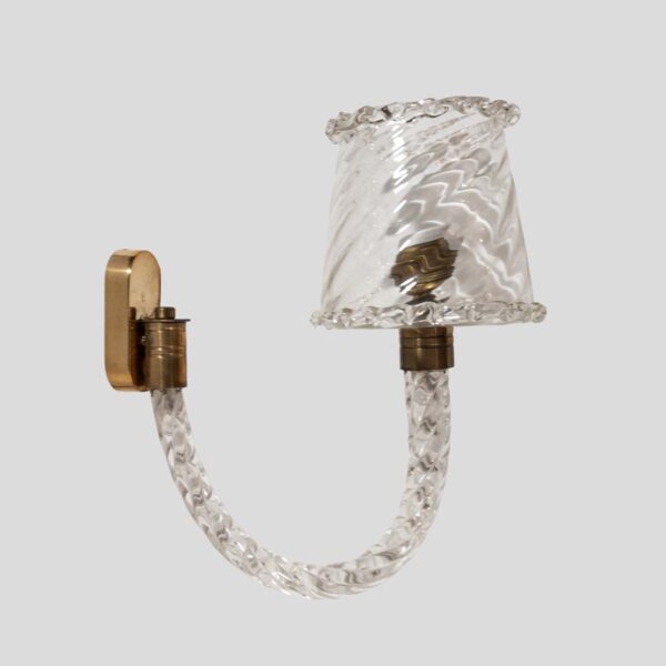 Pair of vintage sconces by Barovier and Toso