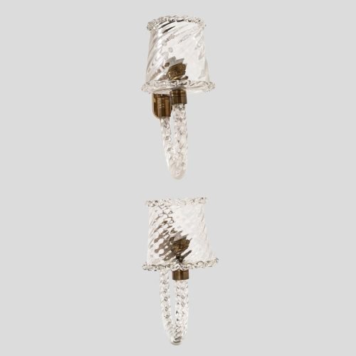 Pair of vintage sconces by Barovier and Toso