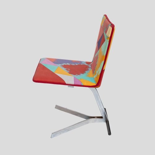 Set of 4 dining chairs by Saporiti Italia