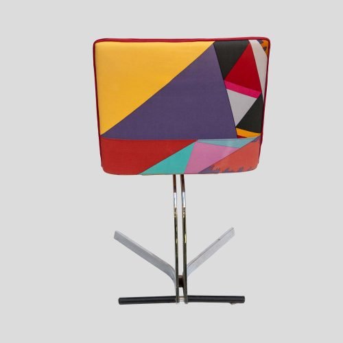 Set of 4 dining chairs by Saporiti Italia