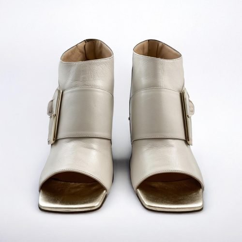 Vintage Elian Douare calf leather ankle shoes