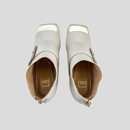 Vintage Elian Douare calf leather ankle shoes