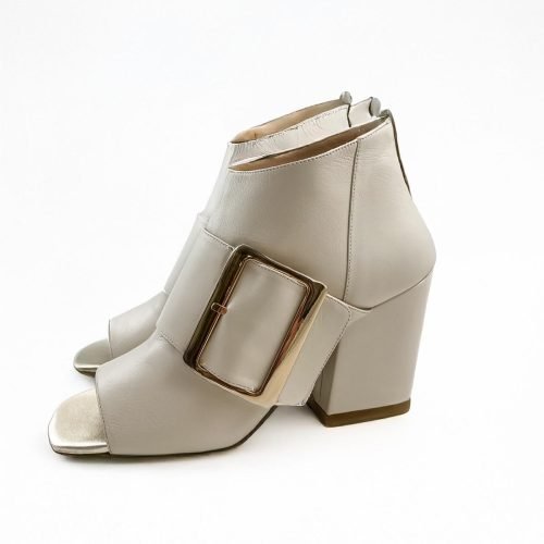 Vintage Elian Douare calf leather ankle shoes