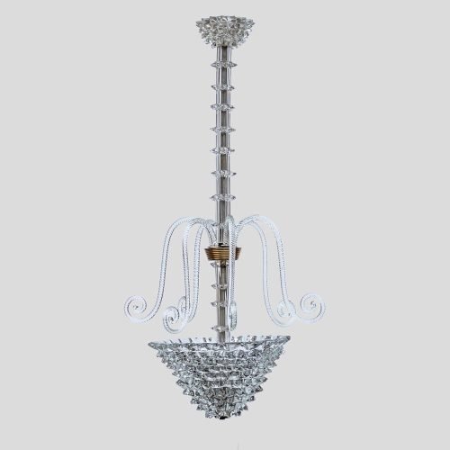 1930s Rostrato Pendant by Barovier and Toso