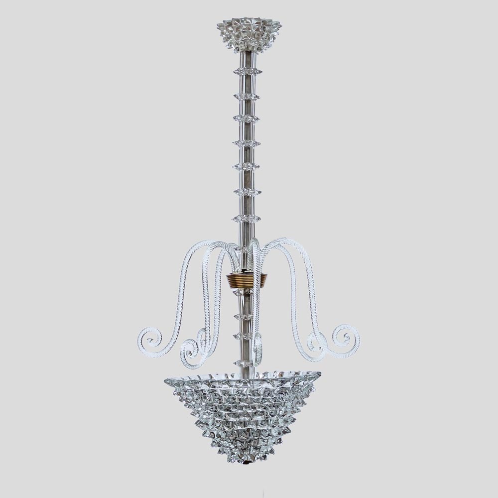 1930s Rostrato Pendant by Barovier and Toso-FM2292 (5)