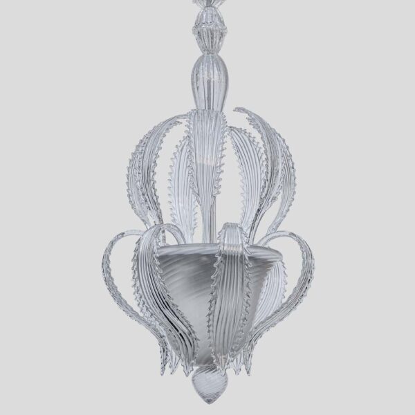 1950s Italian design lantern light by Seguso Vetri D'Arte