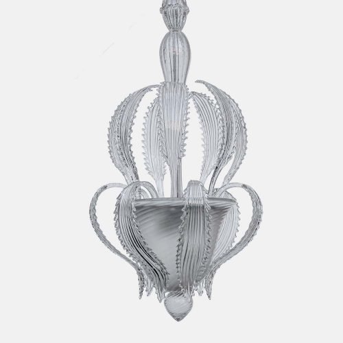 1950s Italian design lantern light by Seguso Vetri D'Arte